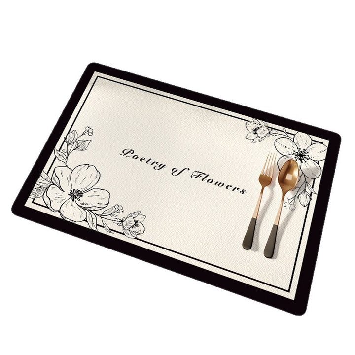 Elegant Floral Pattern Dining Placemats Stornfield