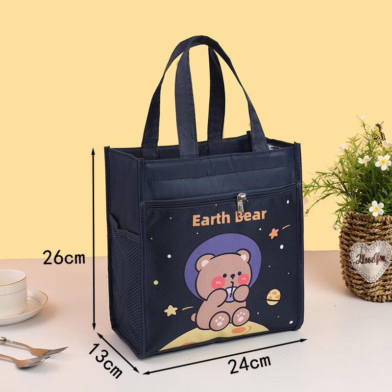 Insulated Bear-Themed Lunch Tote Stornfield