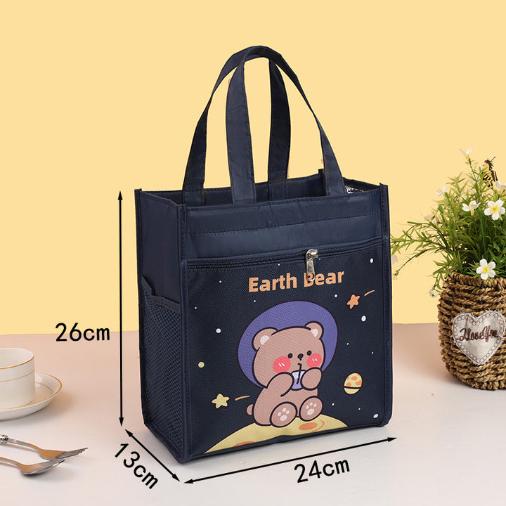 Insulated Bear-Themed Lunch Tote Stornfield
