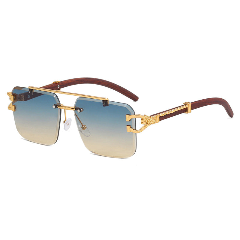 Women's fashionable glasses with innovative frame and luxurious wood detail Stornfield