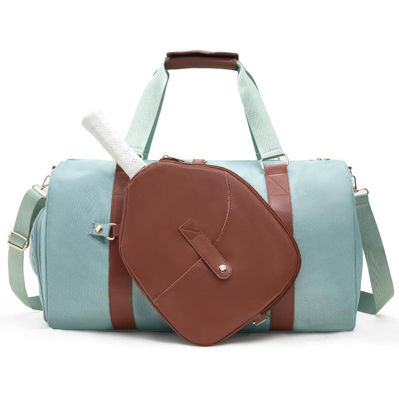Elegant sports and travel bag with integrated accessory compartment Stornfield