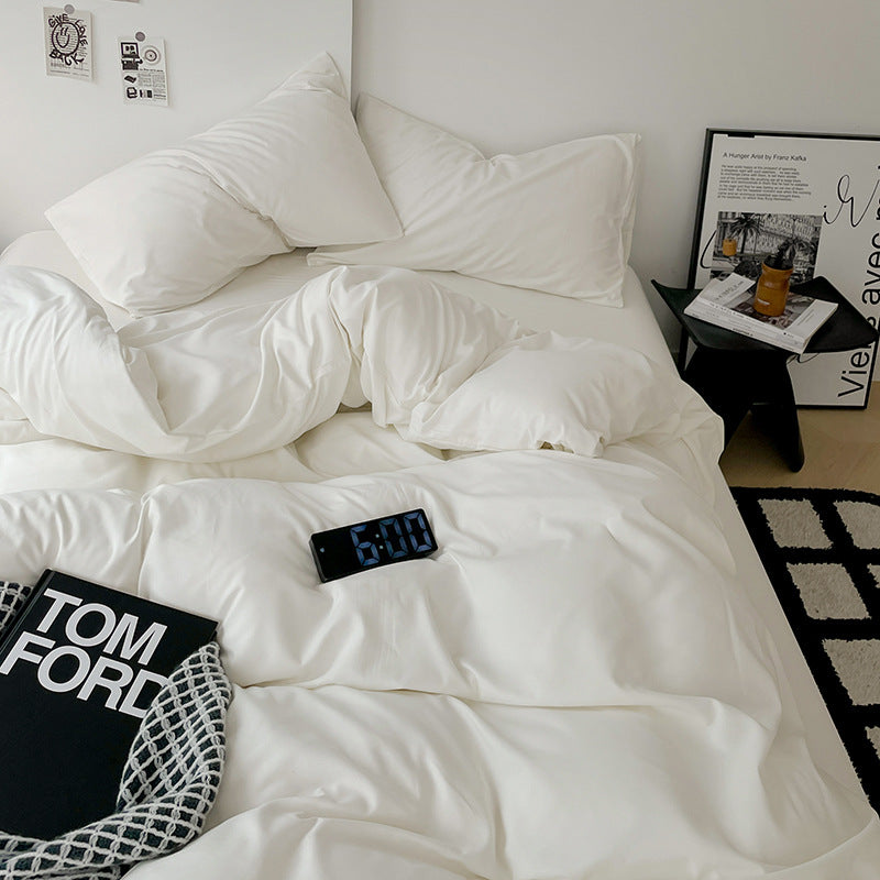 Checked Pattern Duvet Cover Set