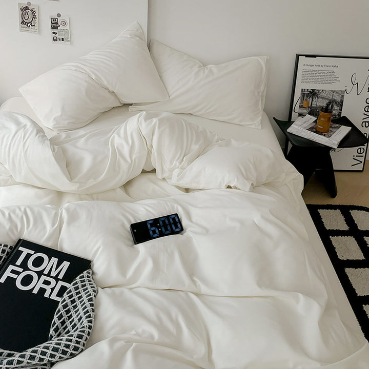 Checked Pattern Duvet Cover Set