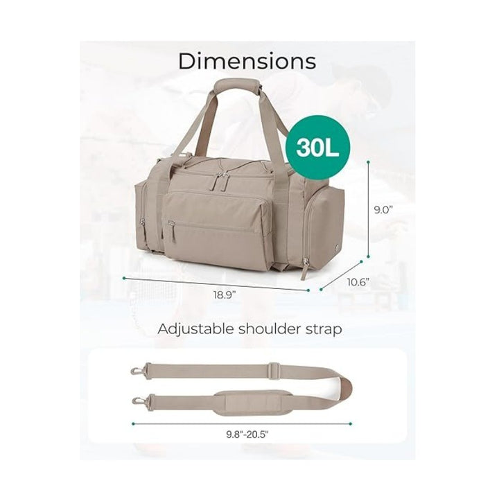 Versatile sports and travel bag with adjustable straps Stornfield