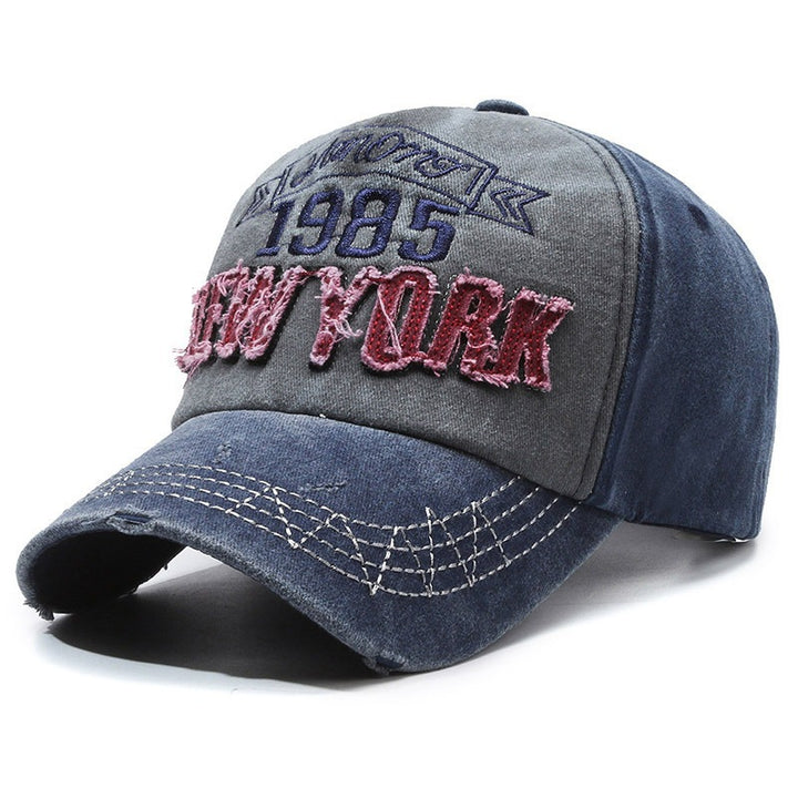 Men's Distressed Cotton Graphic Baseball Cap Stornfield