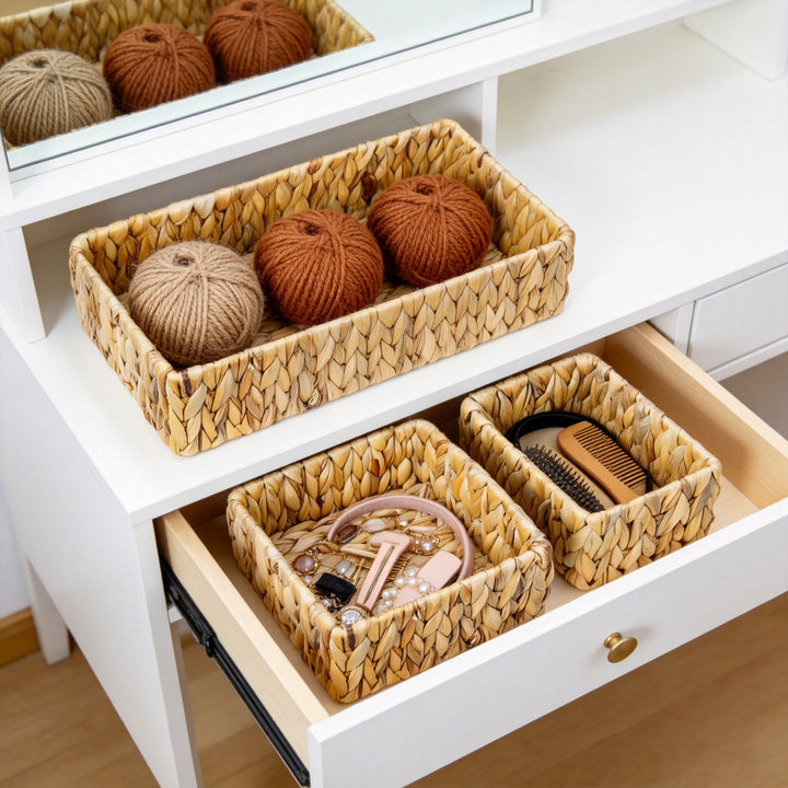 Multi-Compartment Woven Storage Organizer Stornfield