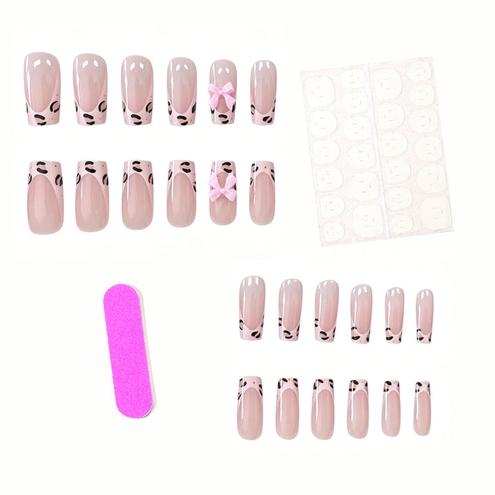Decadent Floral Bow Nail Art Enhancements Stornfield