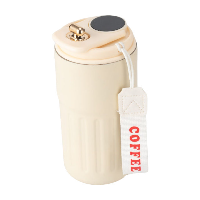 Ladies insulated coffee mug with practical grip loop Stornfield