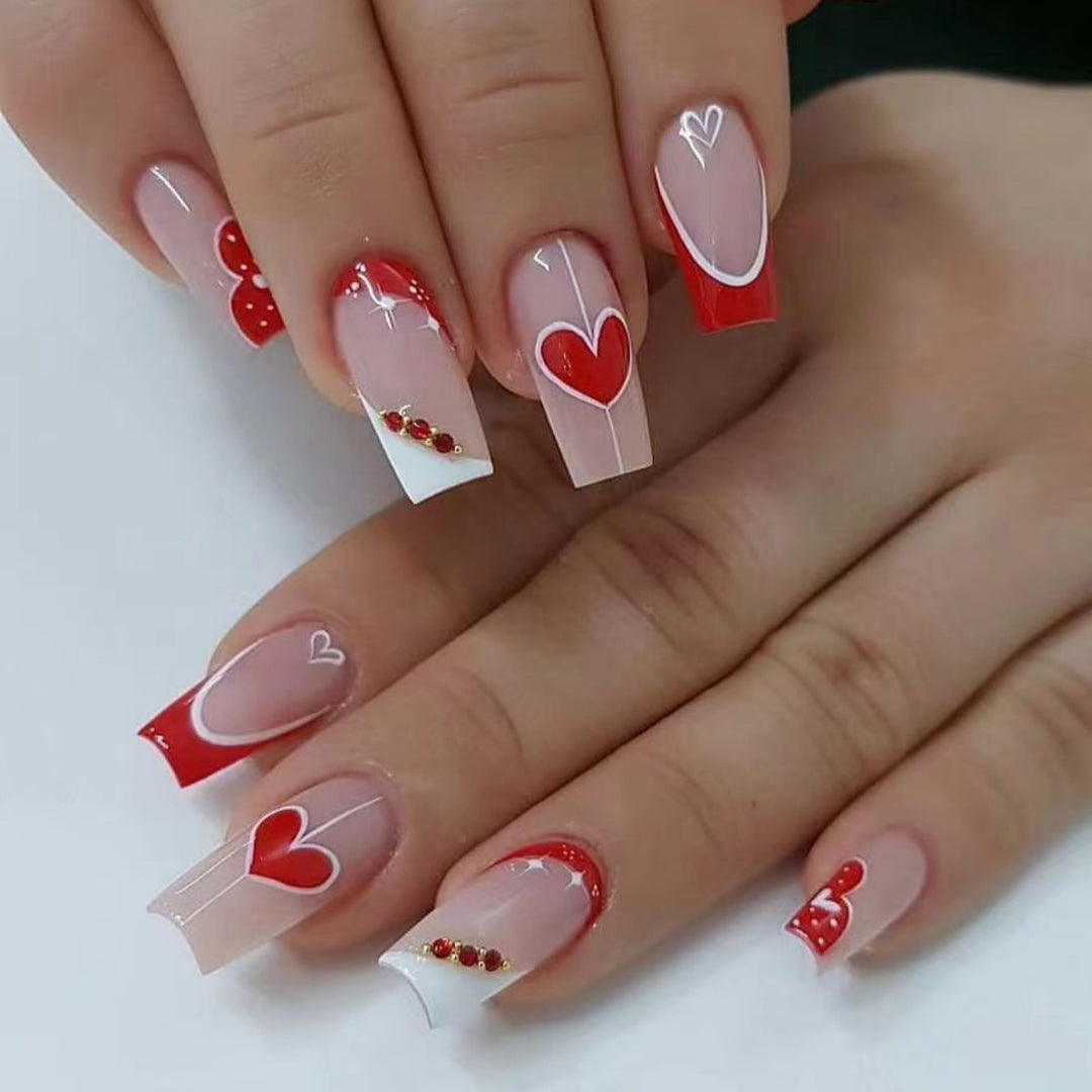 Ornate Butterfly-Inspired Acrylic Nail Extensions Stornfield
