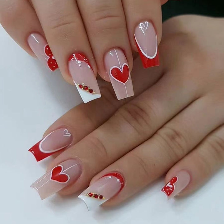 Ornate Butterfly-Inspired Acrylic Nail Extensions Stornfield