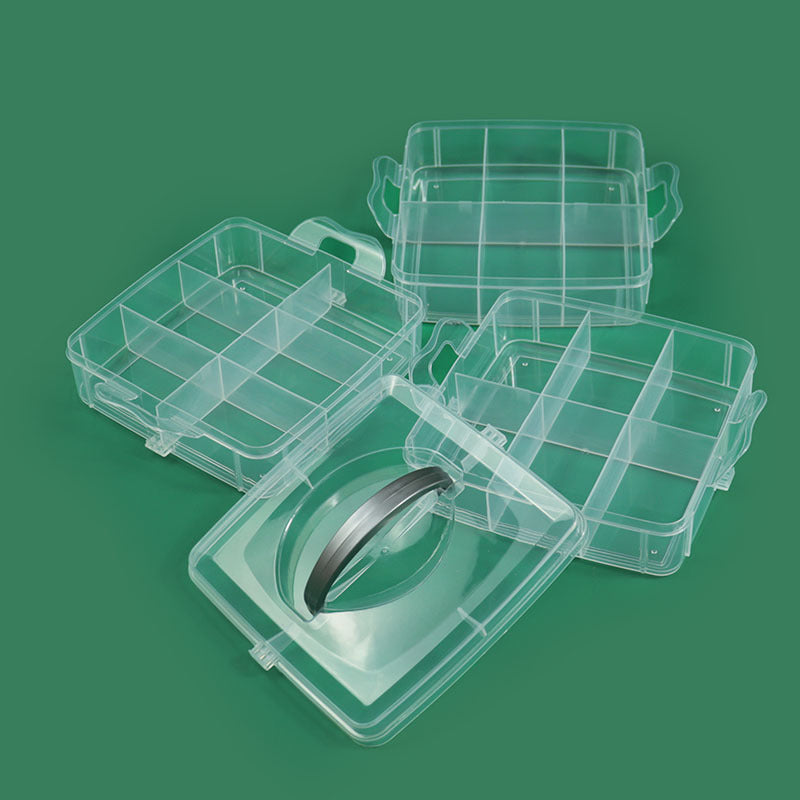 Multi-Compartment Durable Craft Storage Box Stornfield