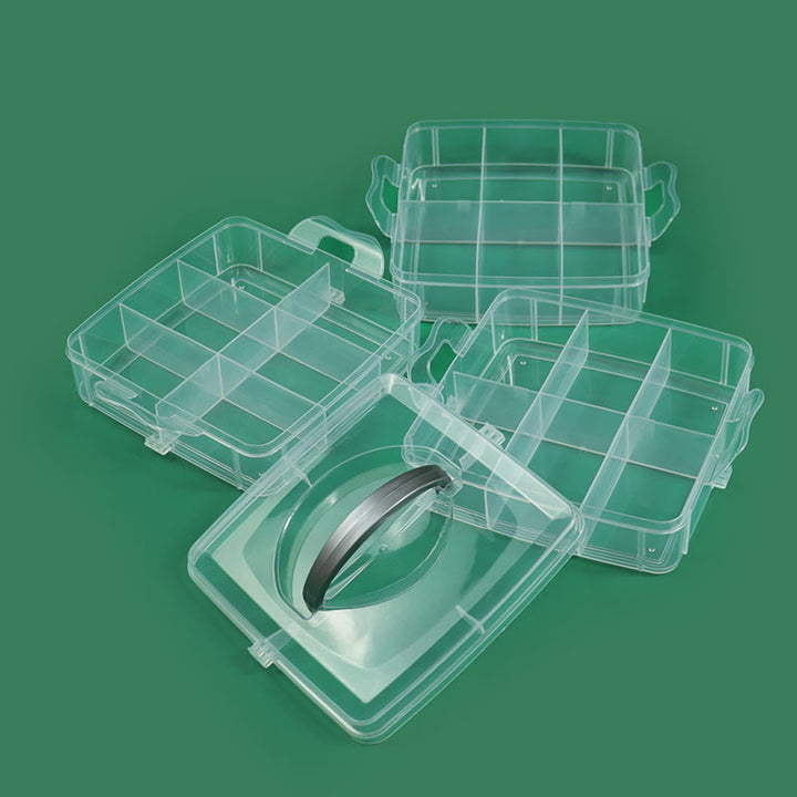 Multi-Compartment Durable Craft Storage Box Stornfield
