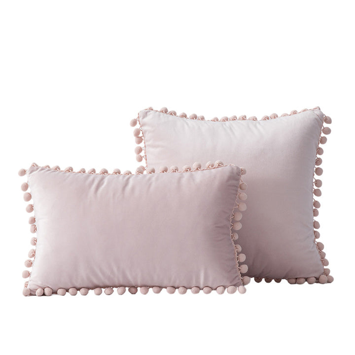 Decorative Pom-Pom Accent Pillow