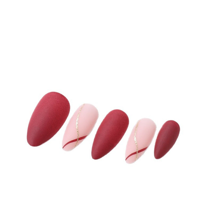 Elegant Artistic Press-On Nail Set Stornfield