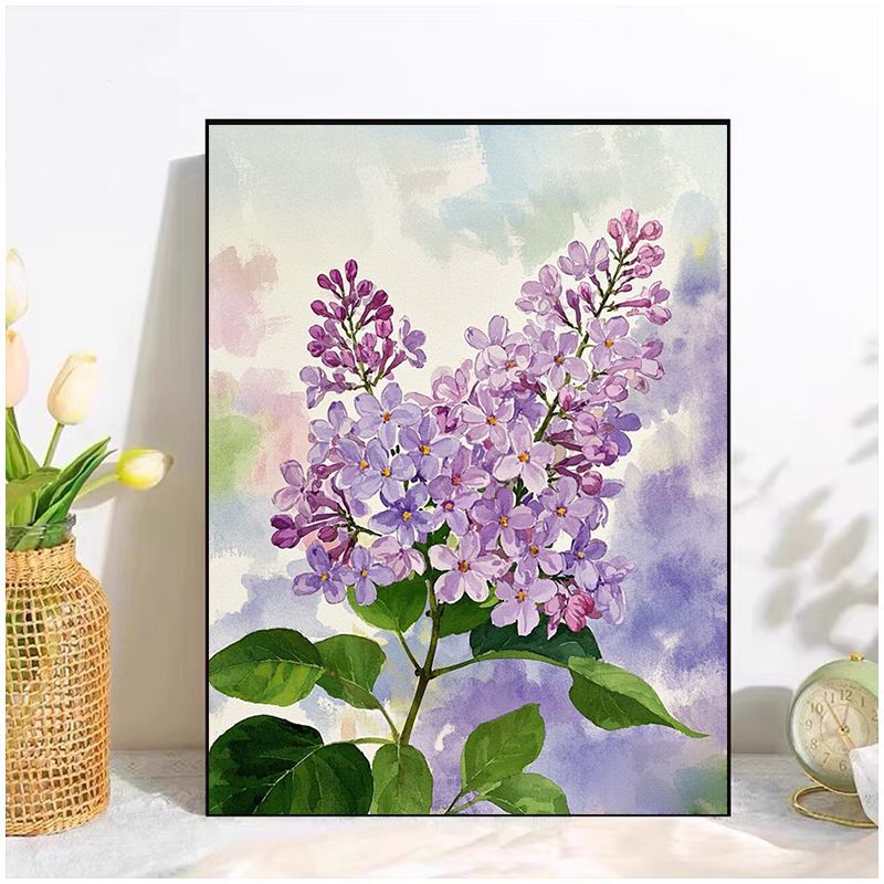 Floral Watercolor Canvas Art Print Stornfield