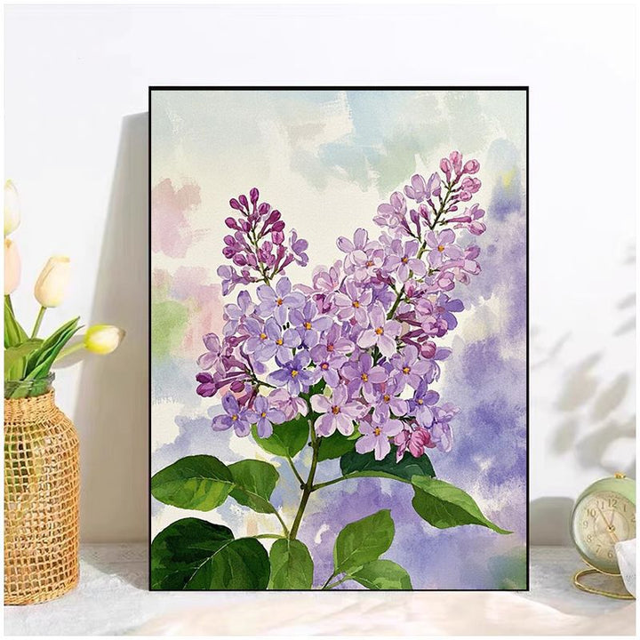 Floral Watercolor Canvas Art Print Stornfield