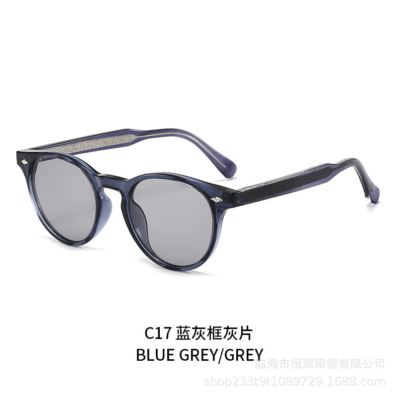 Women round sunglasses in stylish retro design Stornfield