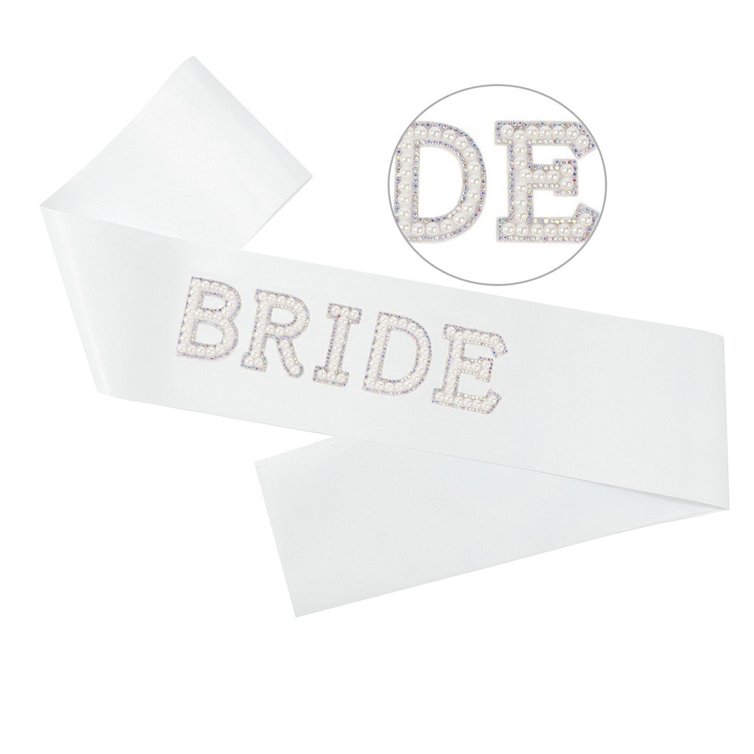 Women's Bridal Satin Ribbon with Sparkling Crystals Stornfield