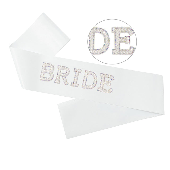Women's Bridal Satin Ribbon with Sparkling Crystals Stornfield