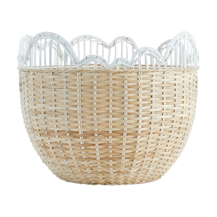 Playful storage basket with wave edge Stornfield