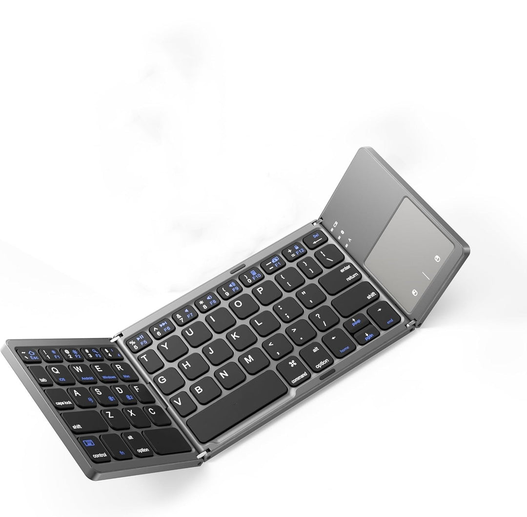 Foldable Bluetooth Keyboard with Silent Switch Keys Stornfield