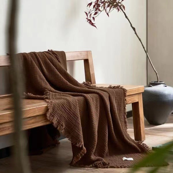 Women's cozy waffle textured blanket Stornfield