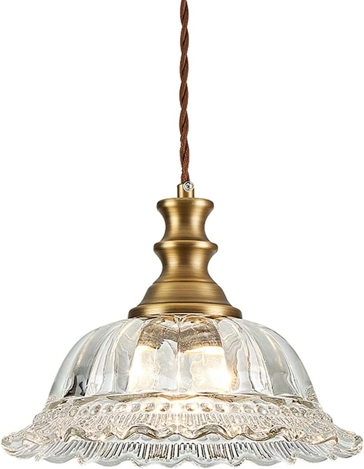 Vintage Glass Pendant Light