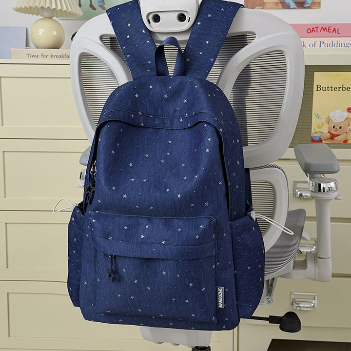 Star-Embellished Multi-Compartment Backpack Stornfield