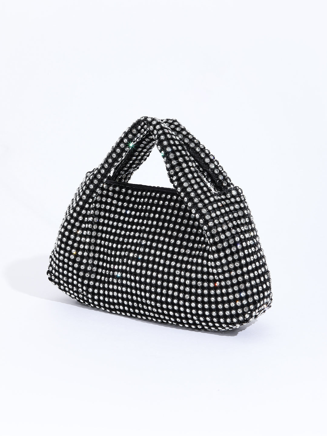 Crystal-Embellished Evening Handbag