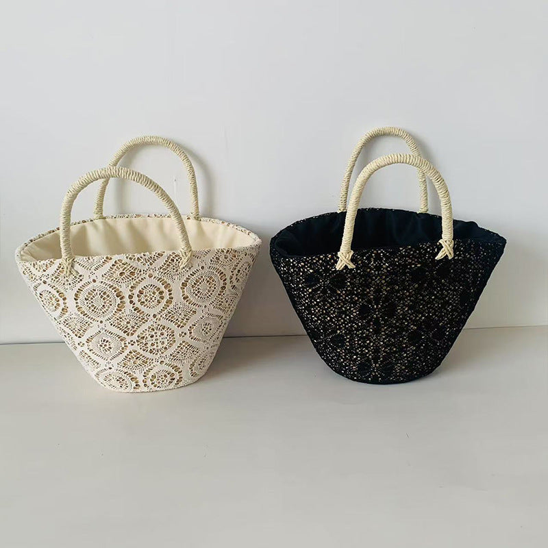 Basket bag with elegant, woven design Stornfield