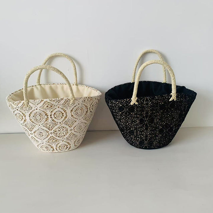 Basket bag with elegant, woven design Stornfield