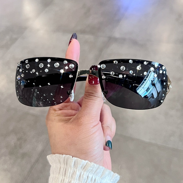 Women's Designer Sunglasses with Sparkling Rhinestone Accents Stornfield