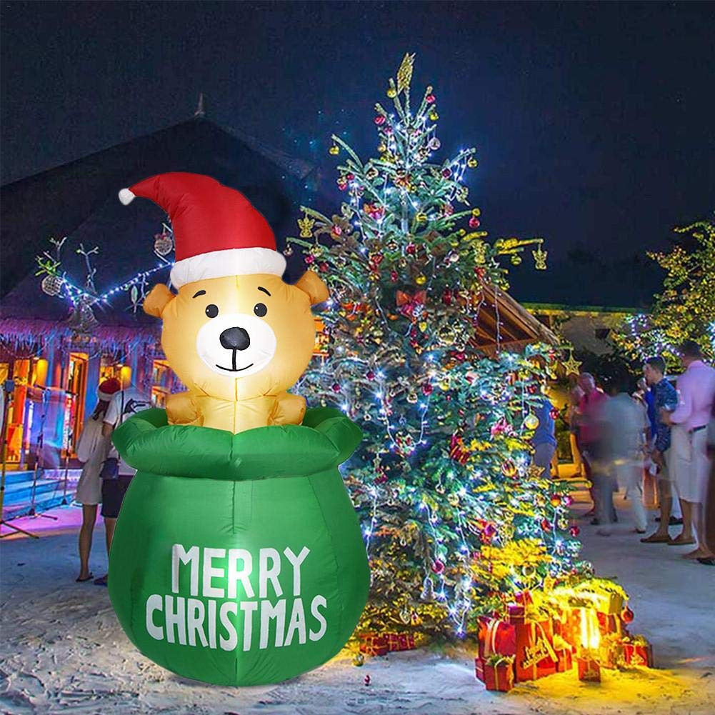Inflatable Christmas Bear Decoration