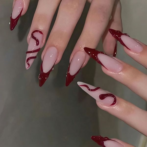 Decorative Stiletto Nail Art Set Stornfield