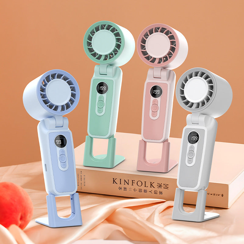 Women Portable Mini High-Performance Fan with Digital Control Stornfield