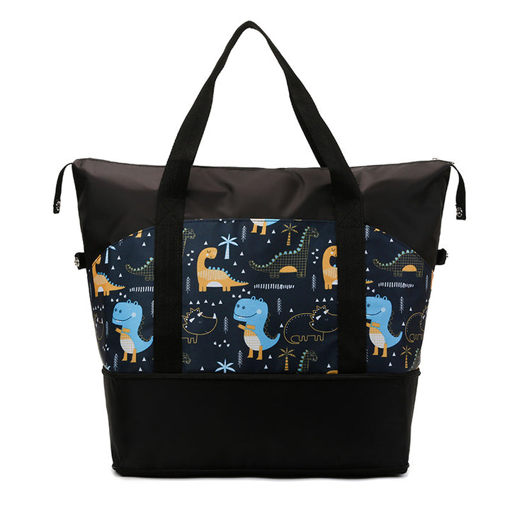 Playful Cat-Themed Travel Duffle Bag
