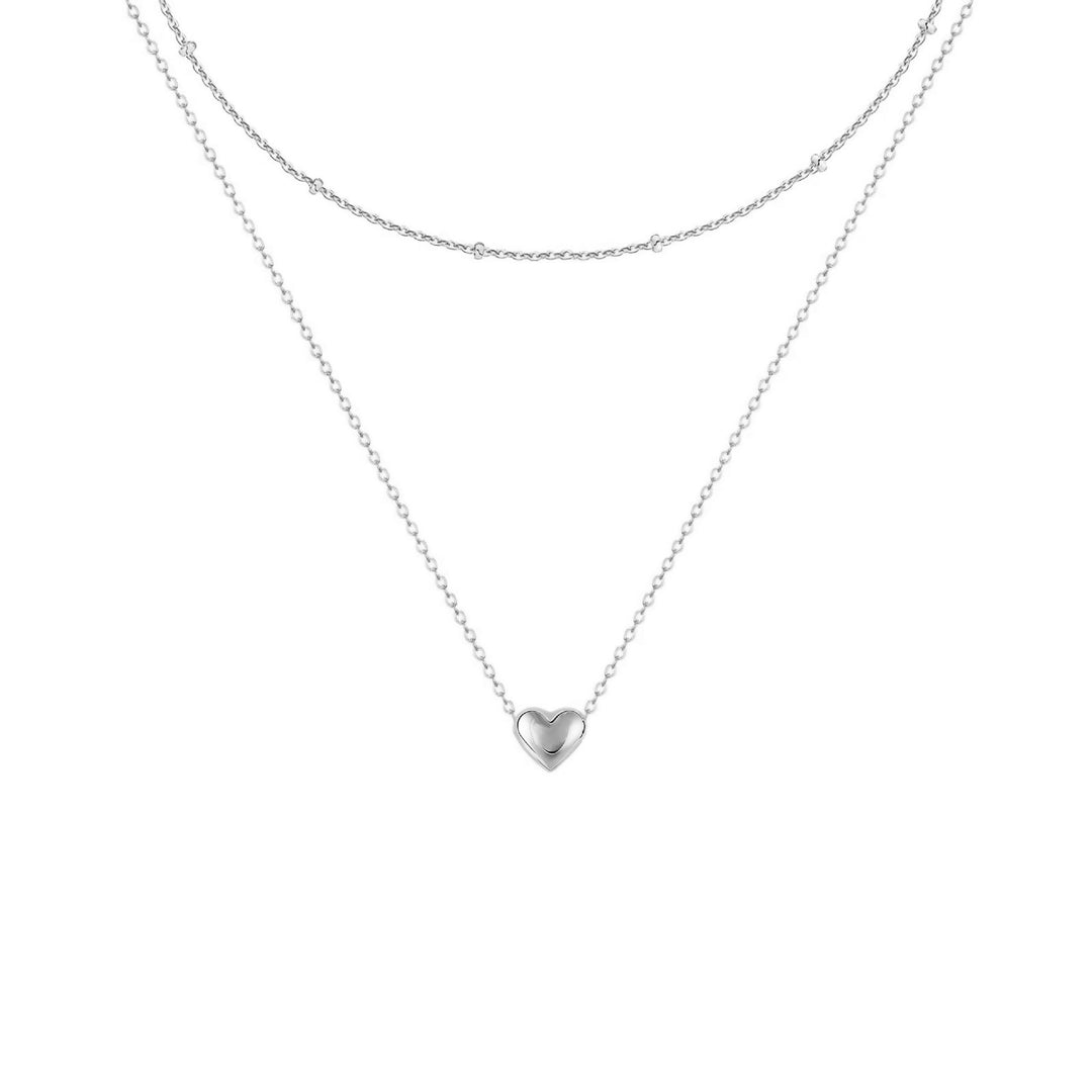 Heart Pendant Layered Necklace Stornfield
