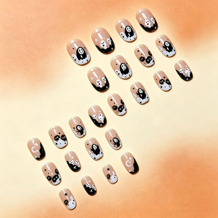 Halloween-Themed Fun Press-On Nail Art Stornfield
