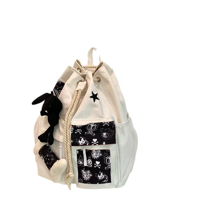 Playful Patterned Drawstring Backpack Stornfield
