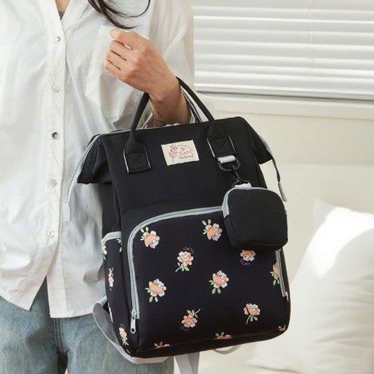 Stylish Floral Pattern Backpack Stornfield