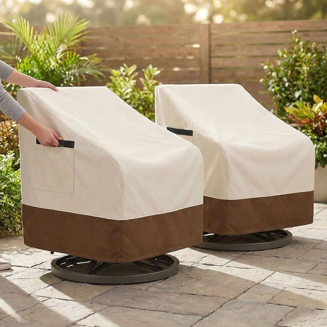 Protective cover for swivel lounge chairs Stornfield