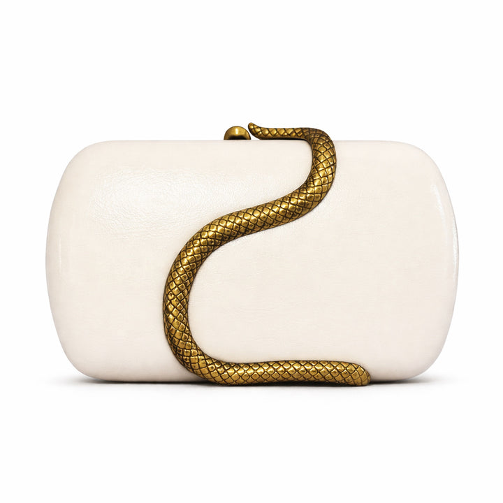 Structured Chain Handle Handbag
