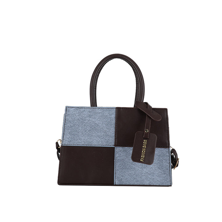 Geometric Patterned Handheld Tote Bag Stornfield