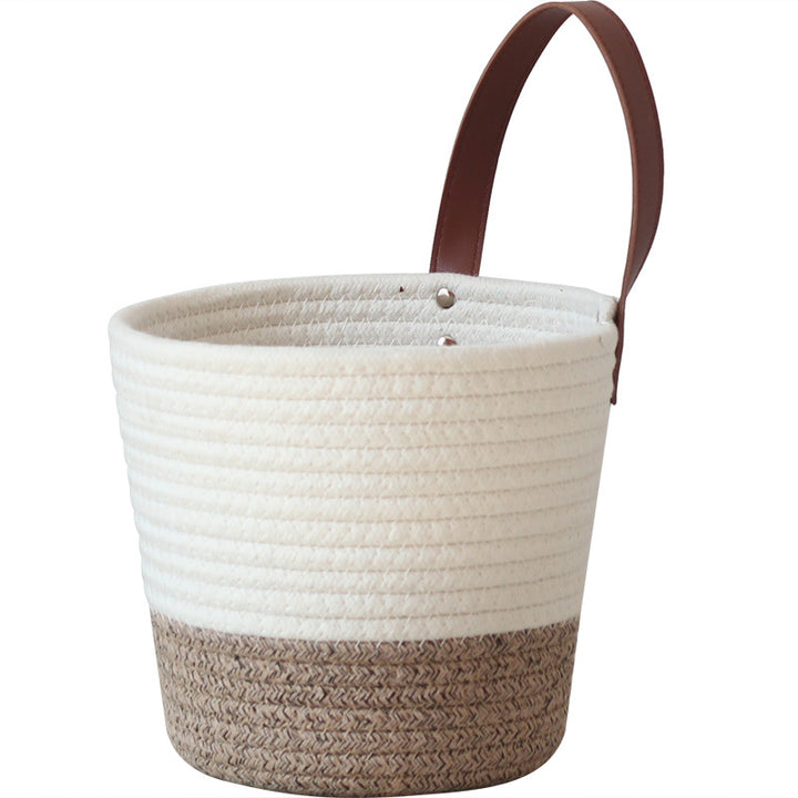 Handcrafted storage basket Stornfield
