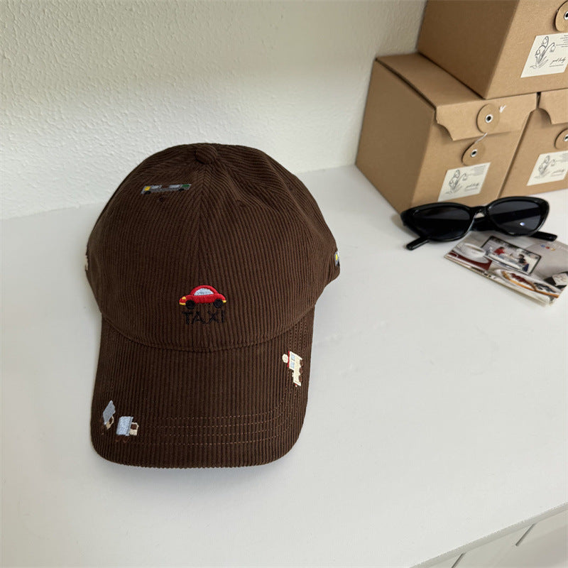 Men's Corduroy Taxi Embroidered Baseball Cap Stornfield