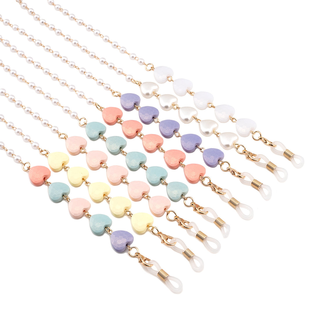 Decorative Heart-Shaped Eyewear Chain Stornfield