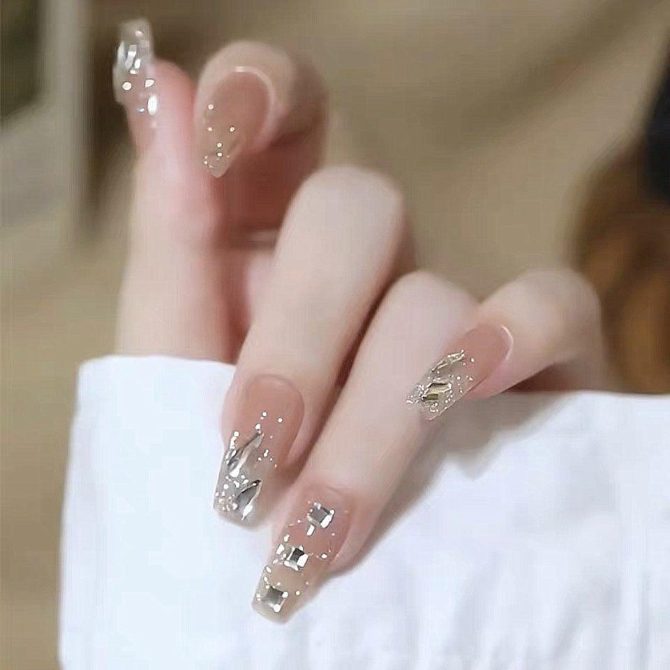 Festive Holiday Themed Press-On Nail Art Stornfield
