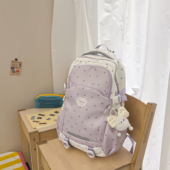 Star-Embellished Ergonomic Backpack Stornfield