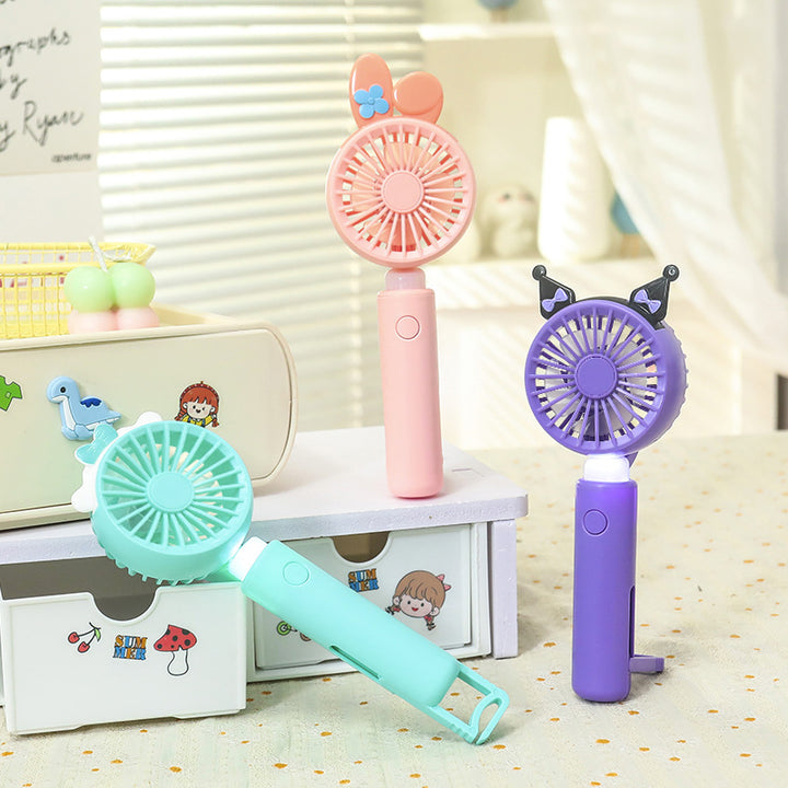 Women's Portable Bunny Design Hand Fan Stornfield