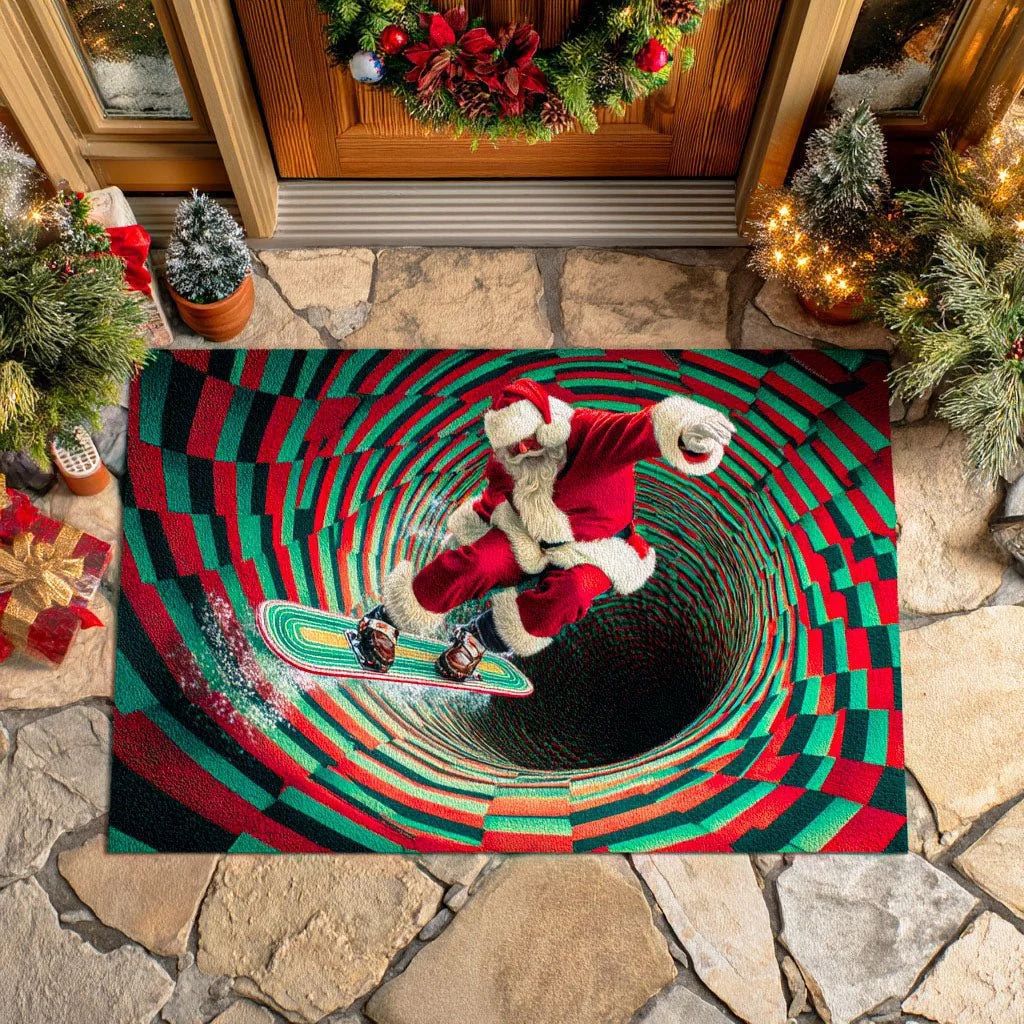 Holiday-Themed Decorative Outdoor Mat